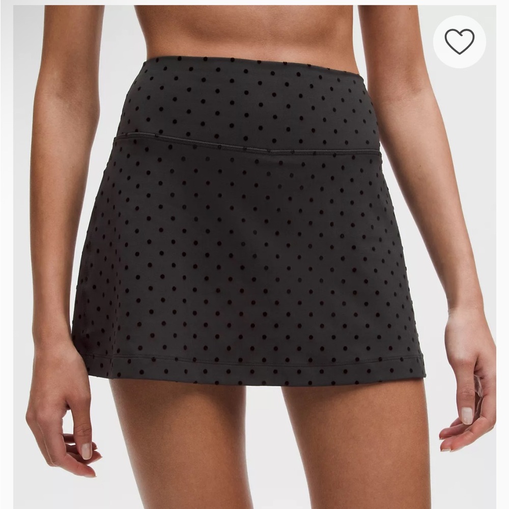 lululemon - Align High-Rise Skirt Flocked - polka flock black